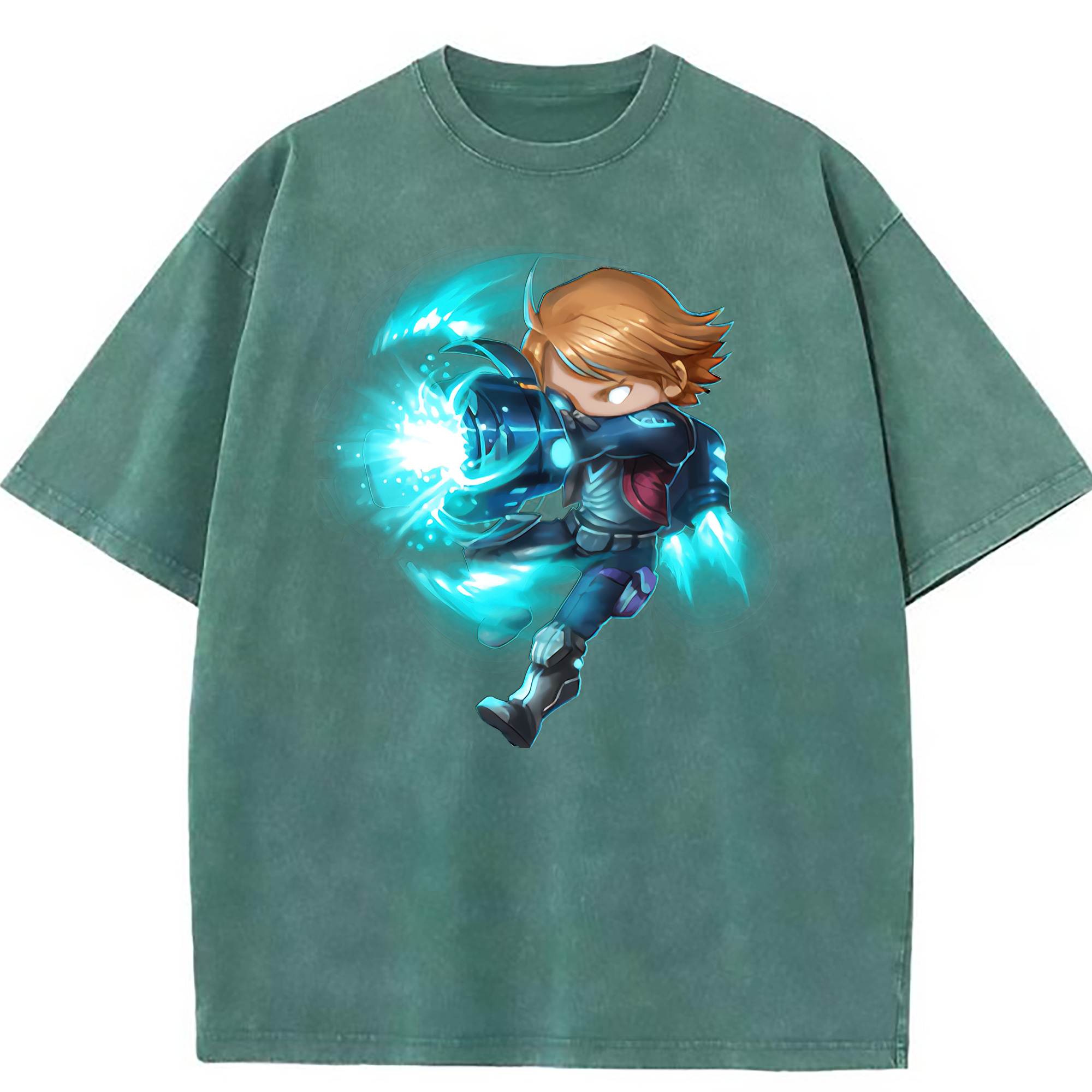 （画像用） リーグ・オブ・レジェンド League of Legends LOL 綿100% ヴィンテージ風 半袖Tシャツ（フロントプリント）
